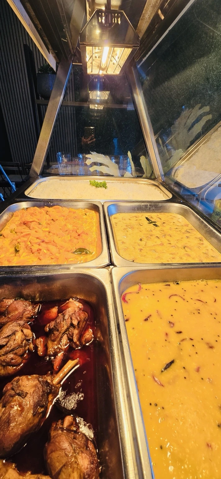 Rice and curry buffet at 52 South